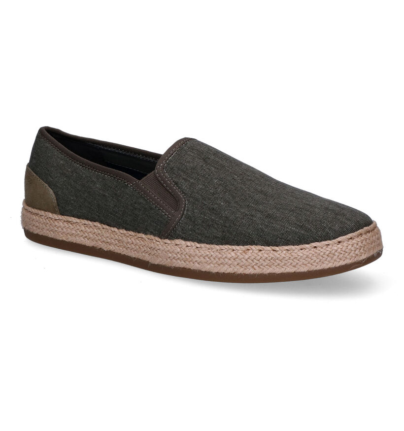 Geox Pantelleria Nu-pieds en Gris en textile (312921)