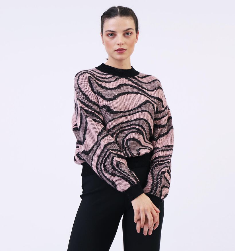 comma Pull en Noir/Rose (319663)