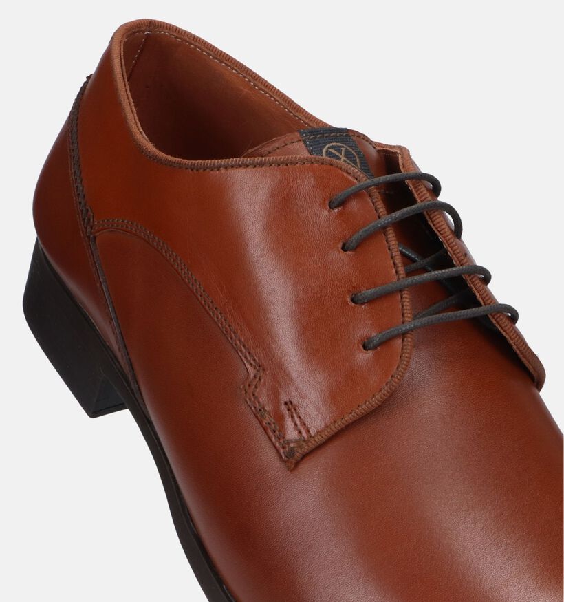 Ambiorix Latino Cognac Geklede veterschoen voor heren (357433)