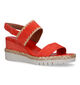 Tamaris Oranje Sandalen met sleehak voor dames (322261)