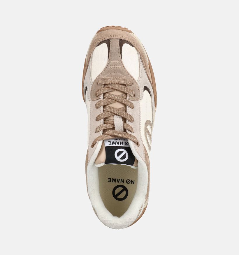 No Name Kate Ecru Sneakers voor dames (380993) - geschikt voor steunzolen