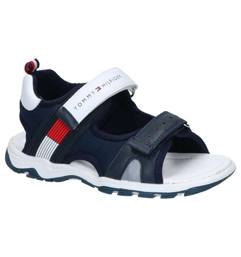 Tommy Hilfiger Sandales en Bleu foncé en simili cuir (285661)