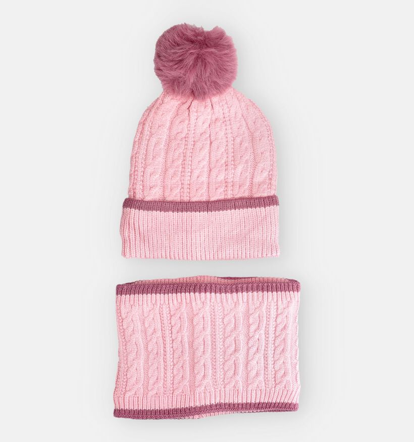 Little David Roze Winterset (Sjaal, Muts & Handschoenen) voor meisjes (382973)