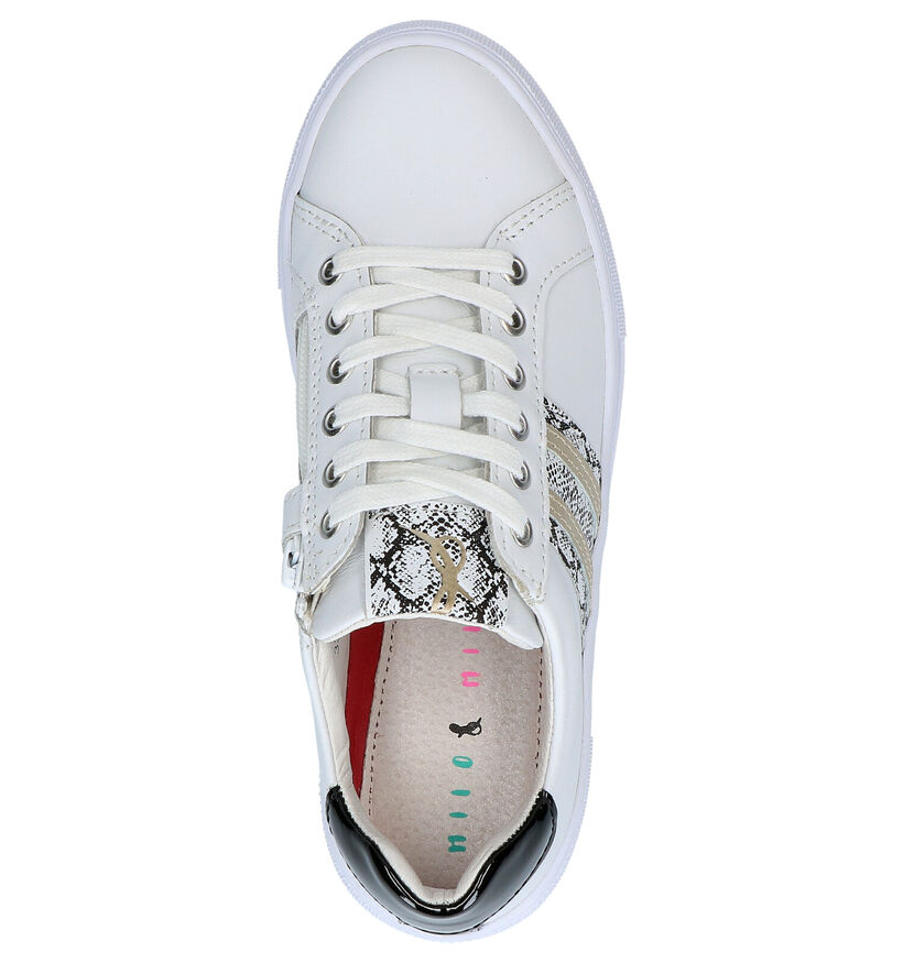 Milo & Mila Baskets basses en Blanc en cuir (266645)