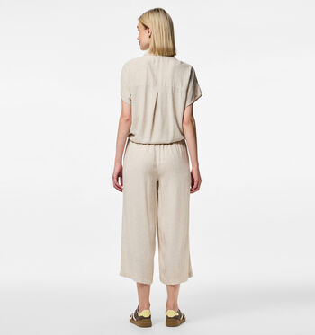 Pieces Broeken Beige