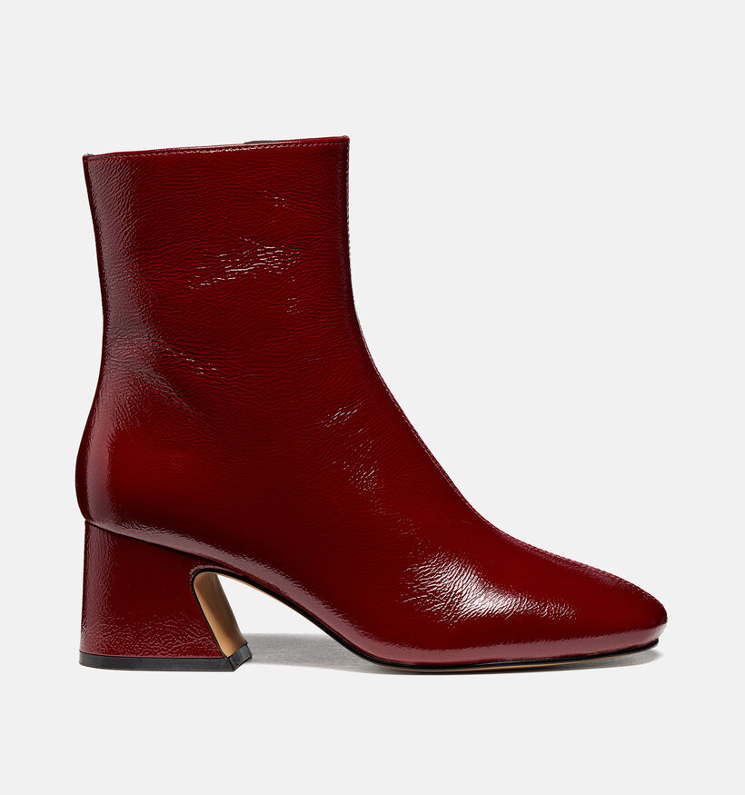 Geox Kalidine Bordeaux Enkellaarzen met Lage Hak voor dames (377783)
