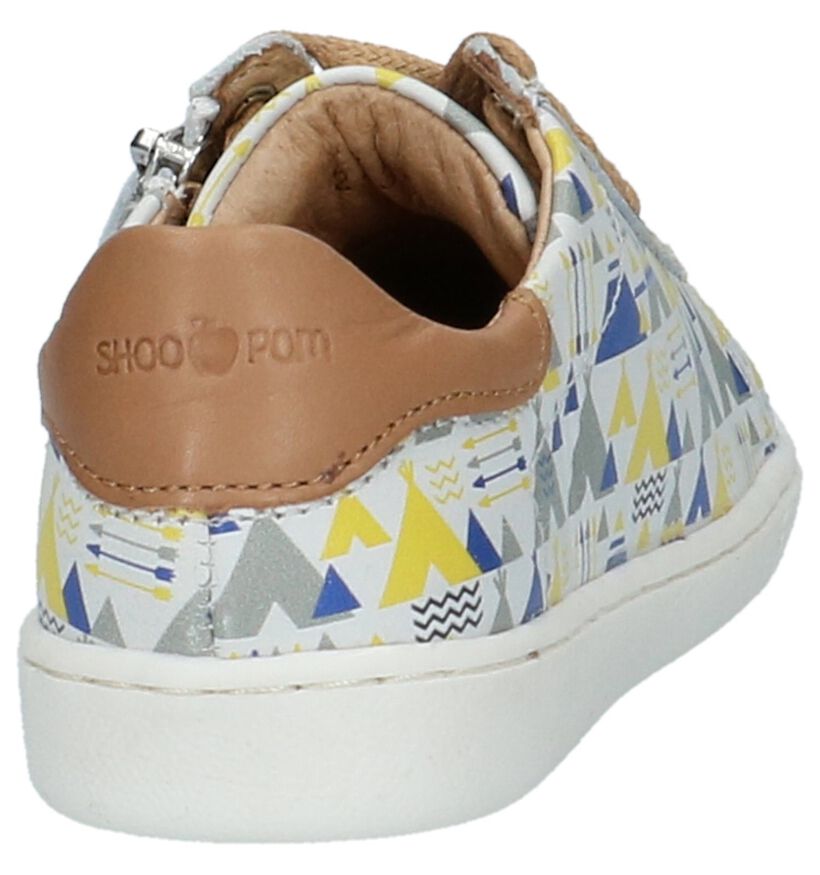 Shoo Pom Chaussures basses en Blanc en cuir (215621)