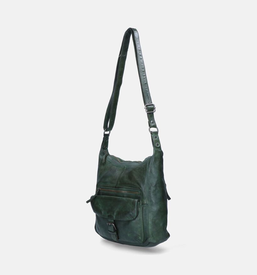 Bear Design Sac porté croisé en Vert pour femmes (350764)