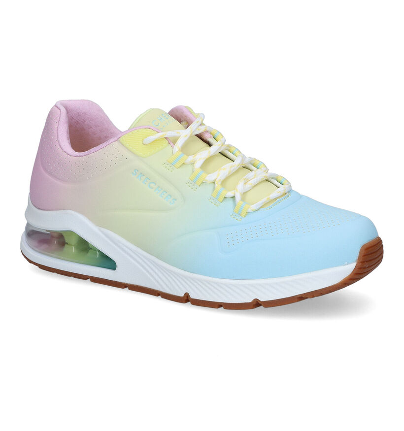 Skechers Uno 2 Ombre Away Baskets en Rosé en simili cuir (310700)