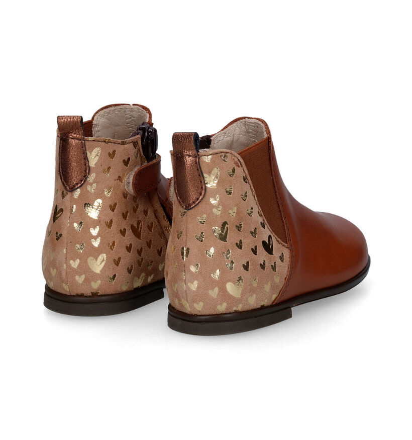 Beberlis Cognac Boots in leer (315686)