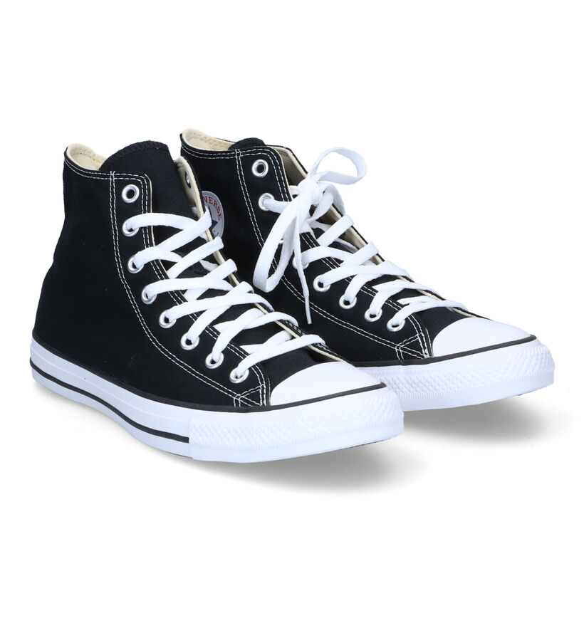 Converse CT All Star Hi Baskets en Noir en textile (302837)