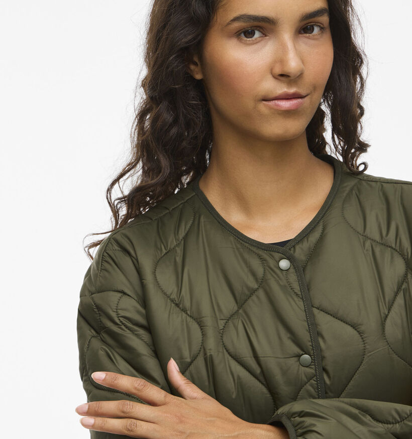Vila Dune Light Manteau court en Vert pour femmes (361312)