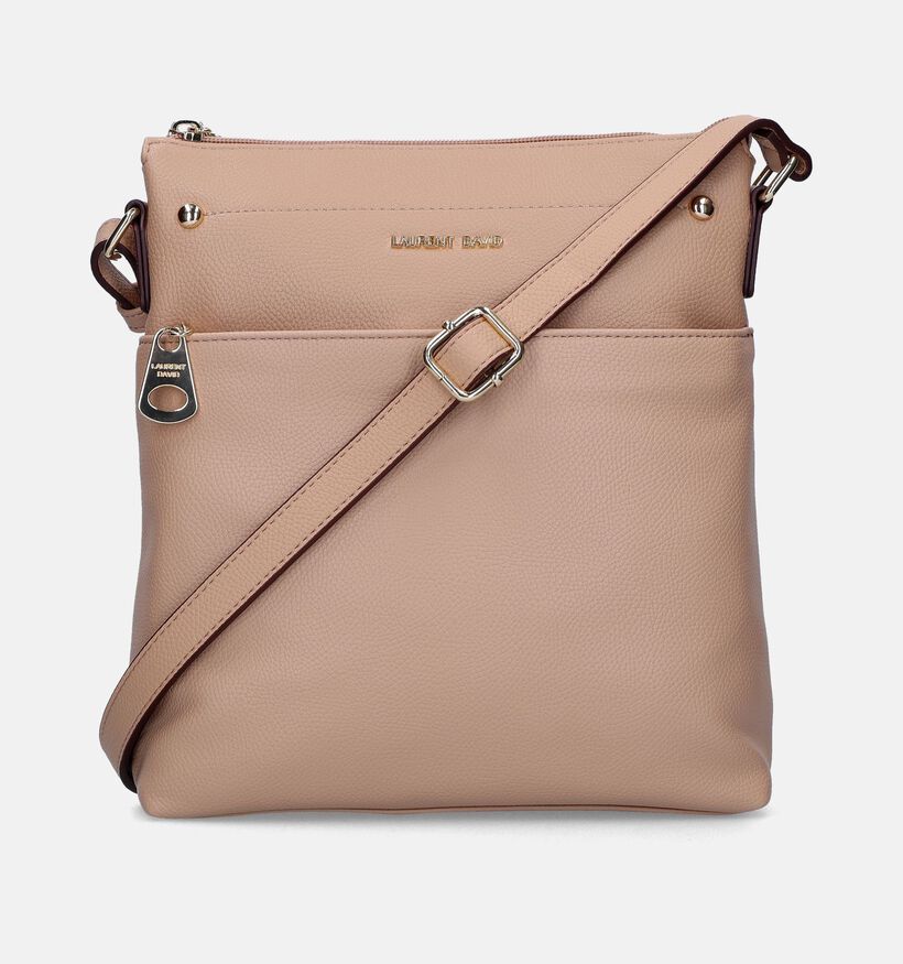 Laurent David Nos 005 Sac porté croisé en Beige pour femmes (337074)