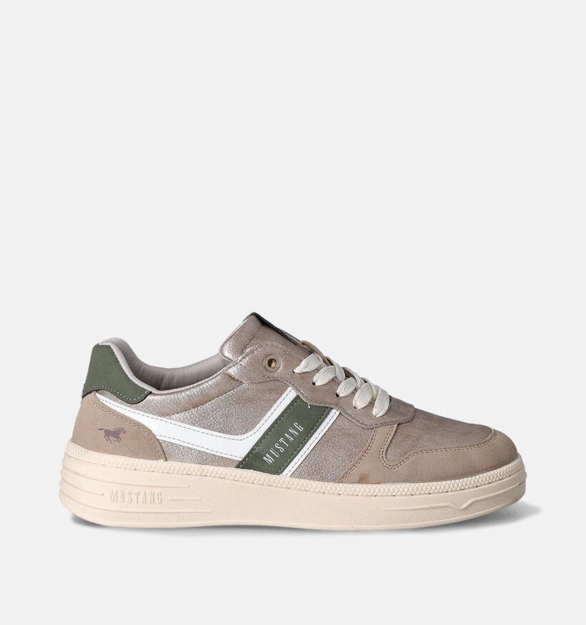 Mustang Gouden Sneakers voor dames (353431) - geschikt voor steunzolen