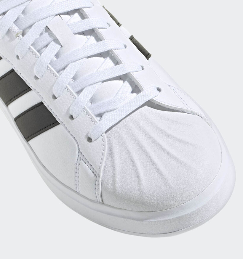 adidas Streettalk Witte/Zwarte Sneakers voor dames (372856)
