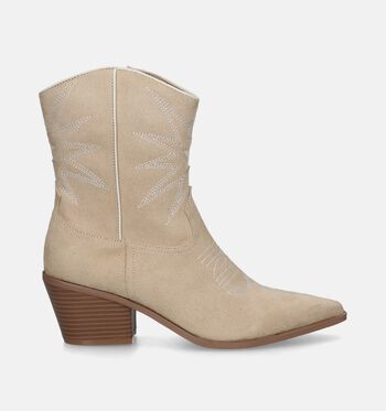 Cowboy boots beige