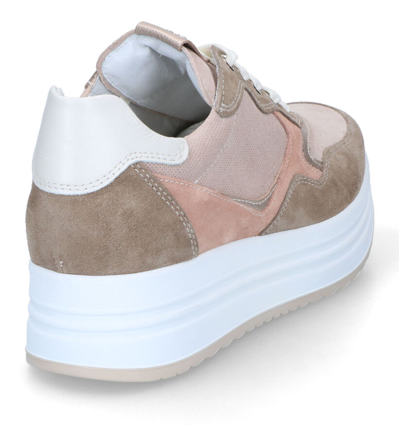 NeroGiardini Kaki Sneakers voor dames (321132) - geschikt voor steunzolen
