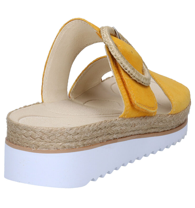 Gabor Best Fitting Blauwe Muiltjes in daim (288061)