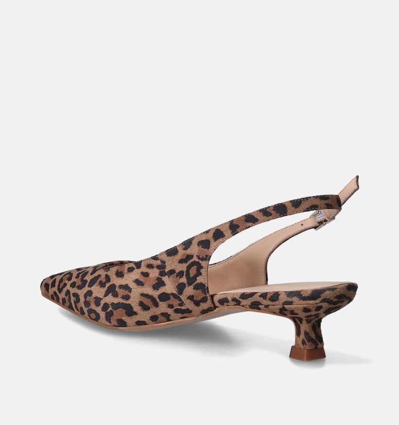 March23 Escarpins slingback en Marron pour femmes (355971)