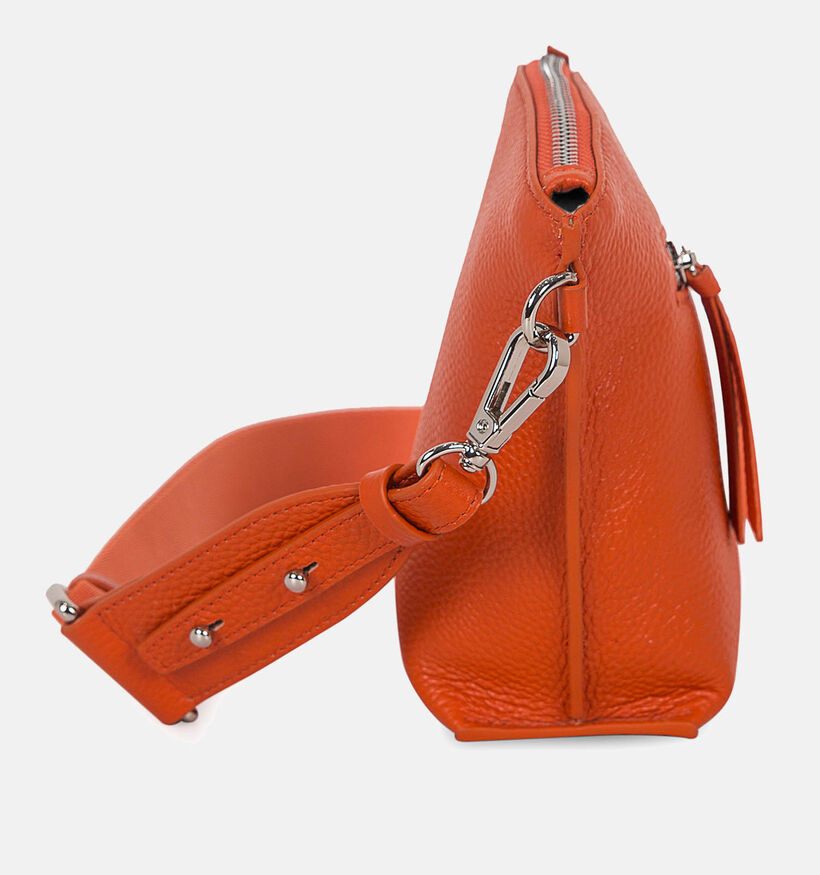 Crinkles Oranje Crossbody Tas voor dames (342328)