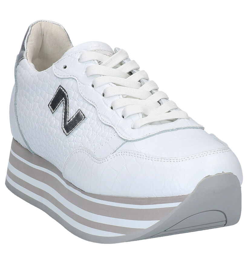 Nathan-Baume Witte Sneakers in leer (272867)