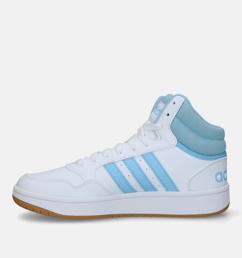 adidas Hoops 3.0 Mid Baskets en Blanc pour femmes (326282)