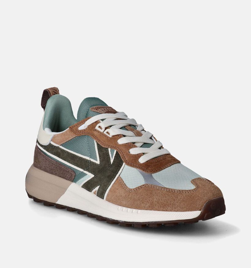 Kaotiko Bruine Sneakers voor heren (351985) - geschikt voor steunzolen