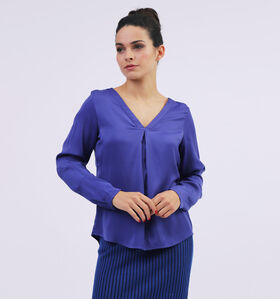 Comma Blouse en Bleu (326499)