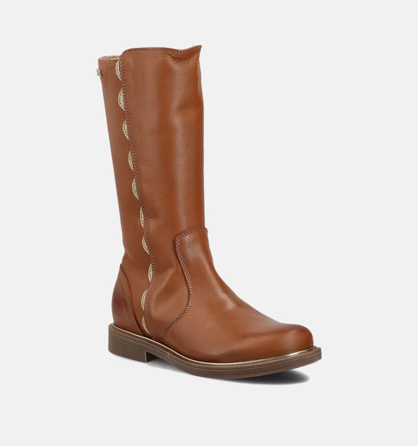 STONES and BONES Files Cognac Laarzen voor meisjes (361992) - geschikt voor steunzolen