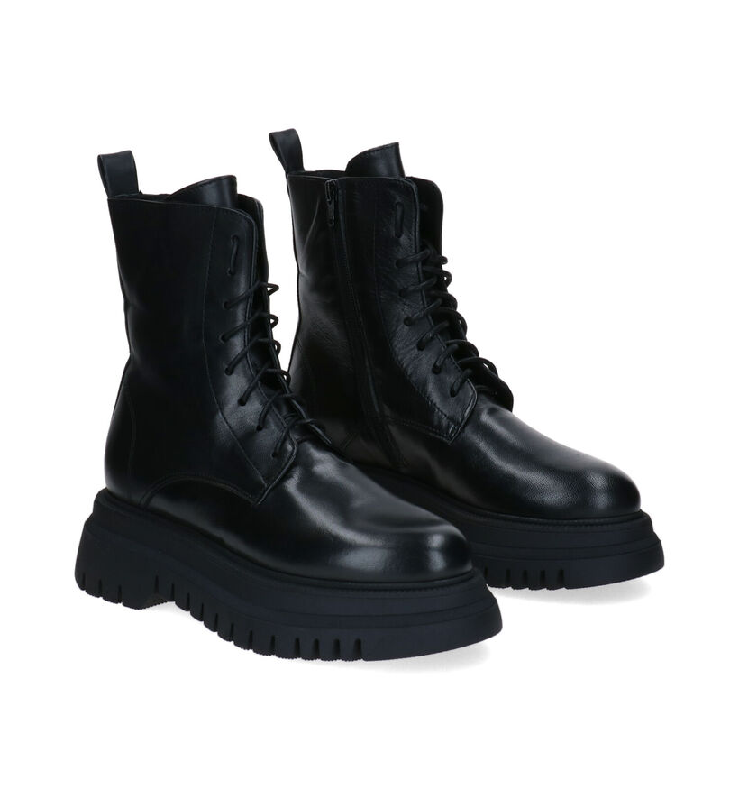 Sweet Lemon Saales Boots en Noir en cuir (300977)