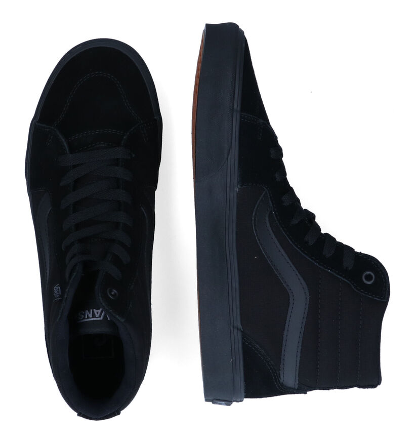 Vans Filmore Hi Zwarte Skate sneakers voor heren (328235)