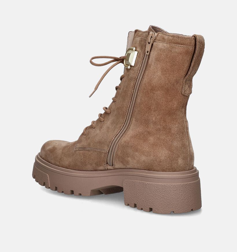 Gabor Cognac Bottines voor dames (347065) - geschikt voor steunzolen
