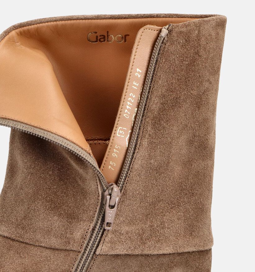 Gabor Bottines à talons en Marron pour femmes (363144) - pour semelles orthopédiques