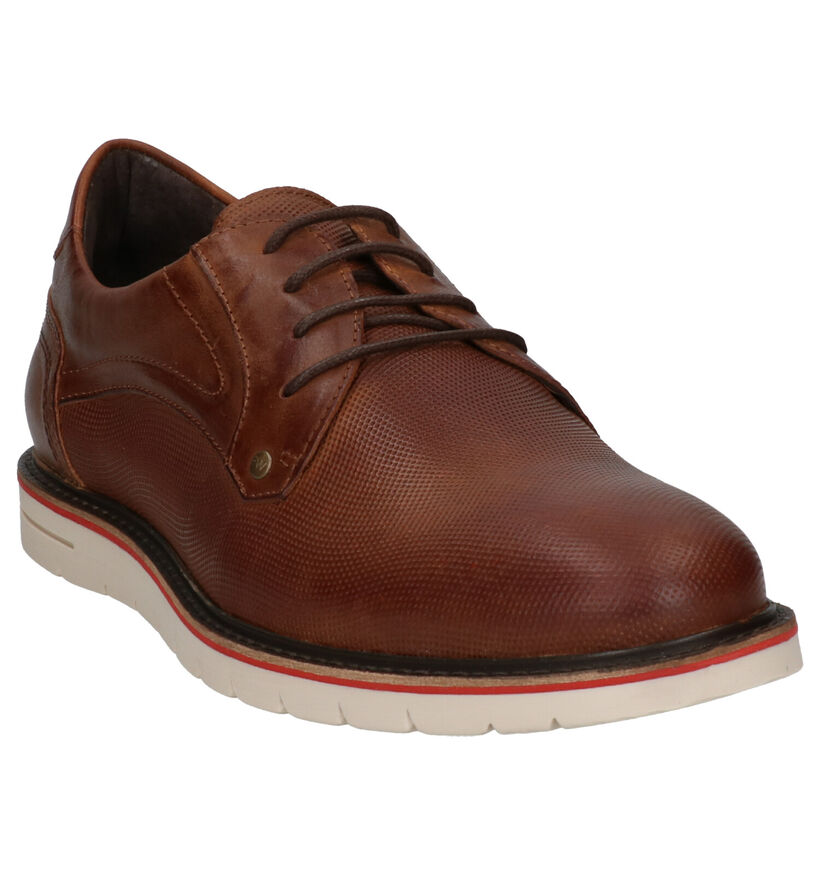 River Woods Cognac Geklede Schoenen in leer (260322)