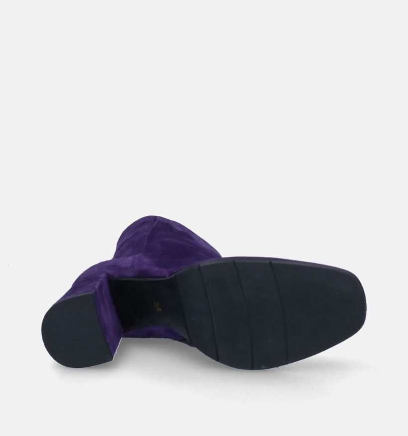 Cristian Daniel Bottines à talons en Violet pour femmes (317498)