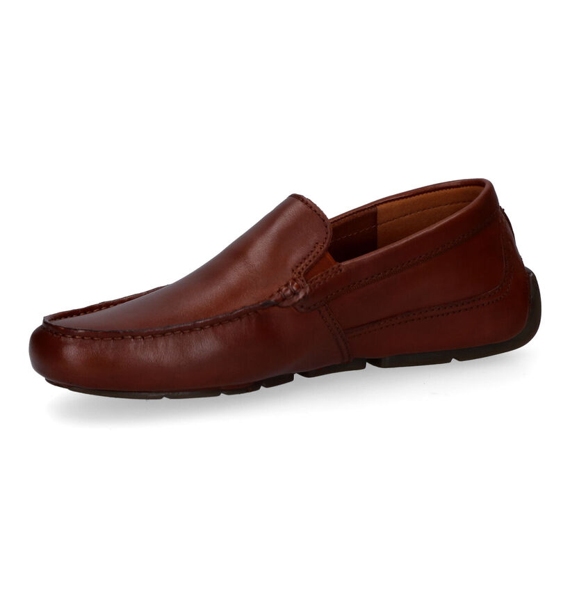 Clarks Markman Plain Loafers en Cognac pour hommes (321963)