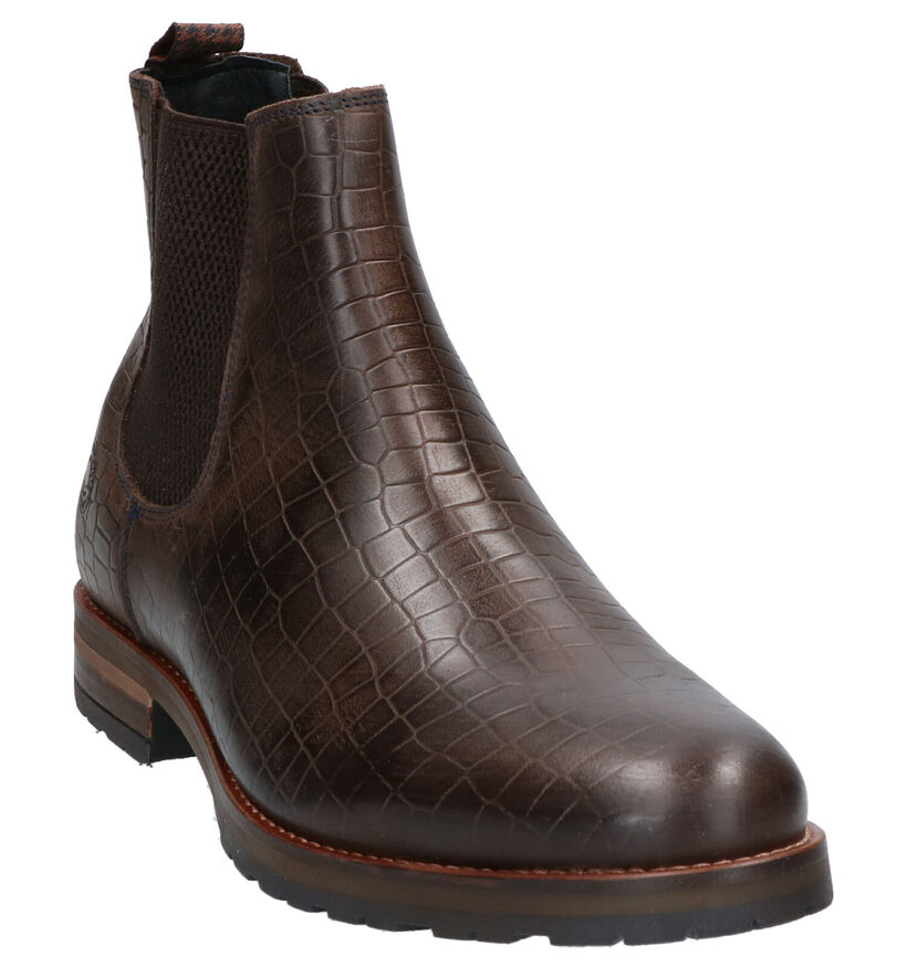 Bullboxer Chelsea Boots en Marron en cuir (260598)