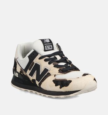 New Balance 574 Low Baskets black/linen