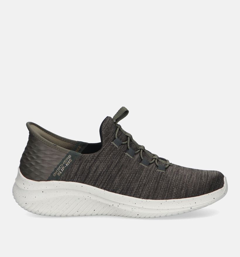 Skechers Ultra Flex 3.0 Kaki Slip-ins voor heren (328116) - geschikt voor steunzolen