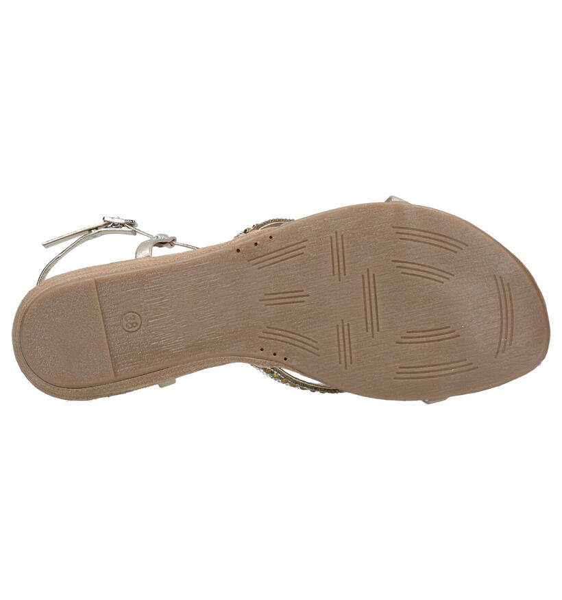 Scapa Ustica Gouden Sandalen in kunstleer (270299)