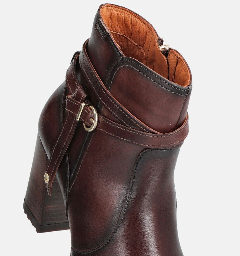 Pikolinos Connelly Bottines à talons en Brun foncé pour femmes (363862)