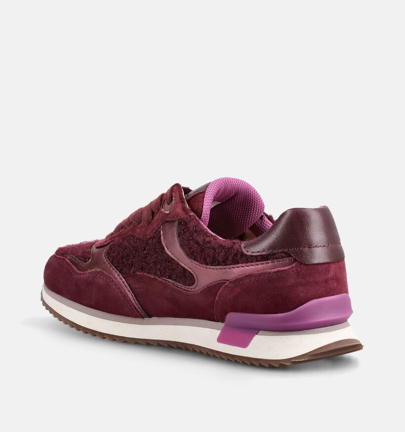 Gabor Bordeaux Sneakers voor dames (376971) - geschikt voor steunzolen