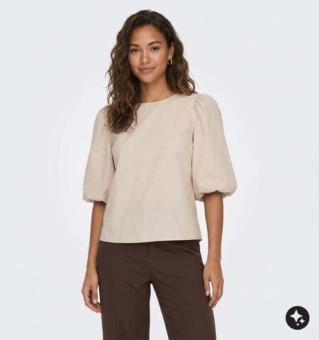 JDY Blouses Beige