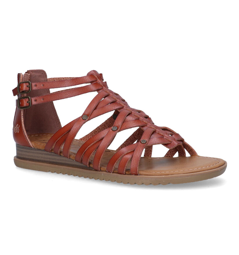 Blowfish Malibu Bloomy Cognac Sandalen voor dames (322142)