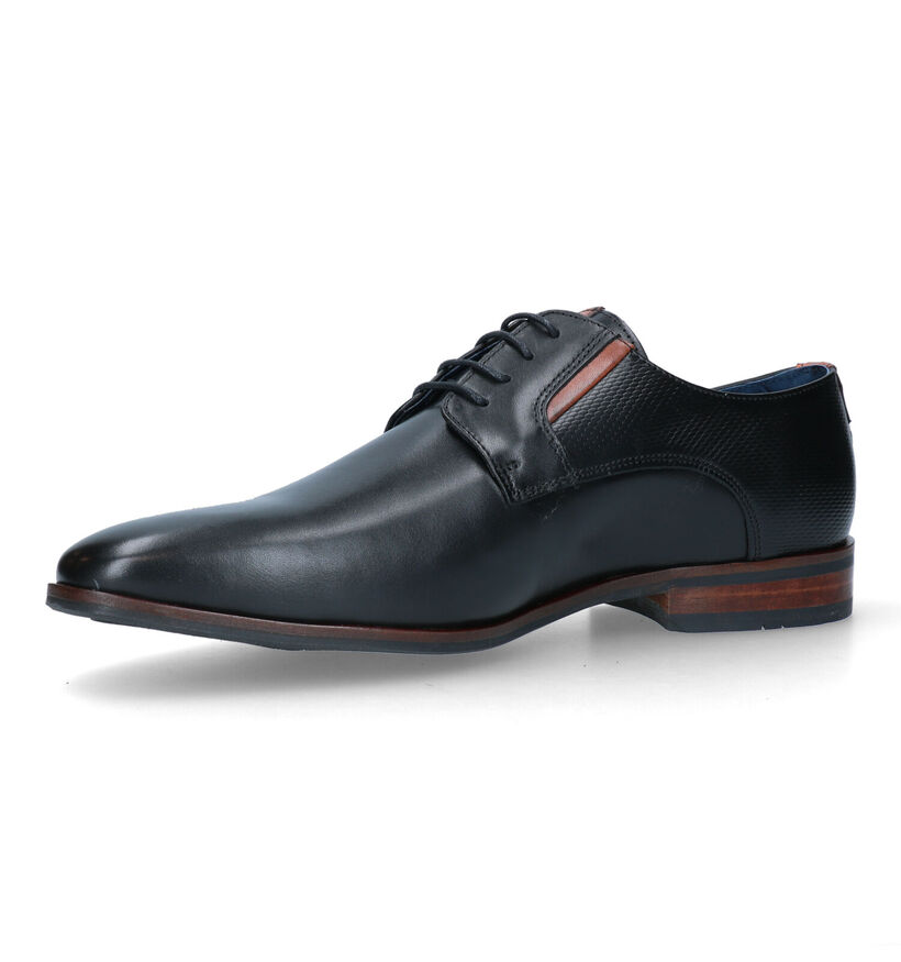 Berkelmans Sameiro Zwarte Geklede Schoenen voor heren (363828) - geschikt voor steunzolen