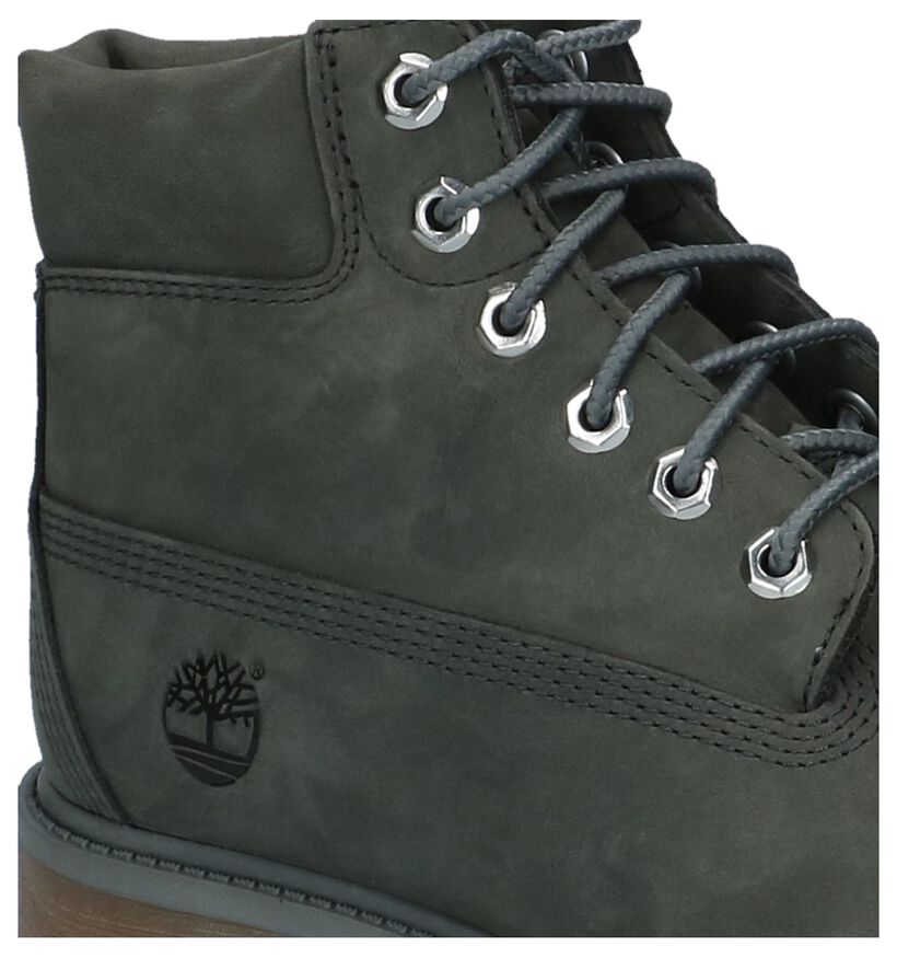 Timberland 6 Inch Premium WP Bottines en Gris en nubuck (222375)