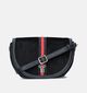 Pepe Moll Velvet Sac porté croisé en Noir pour femmes (349687)