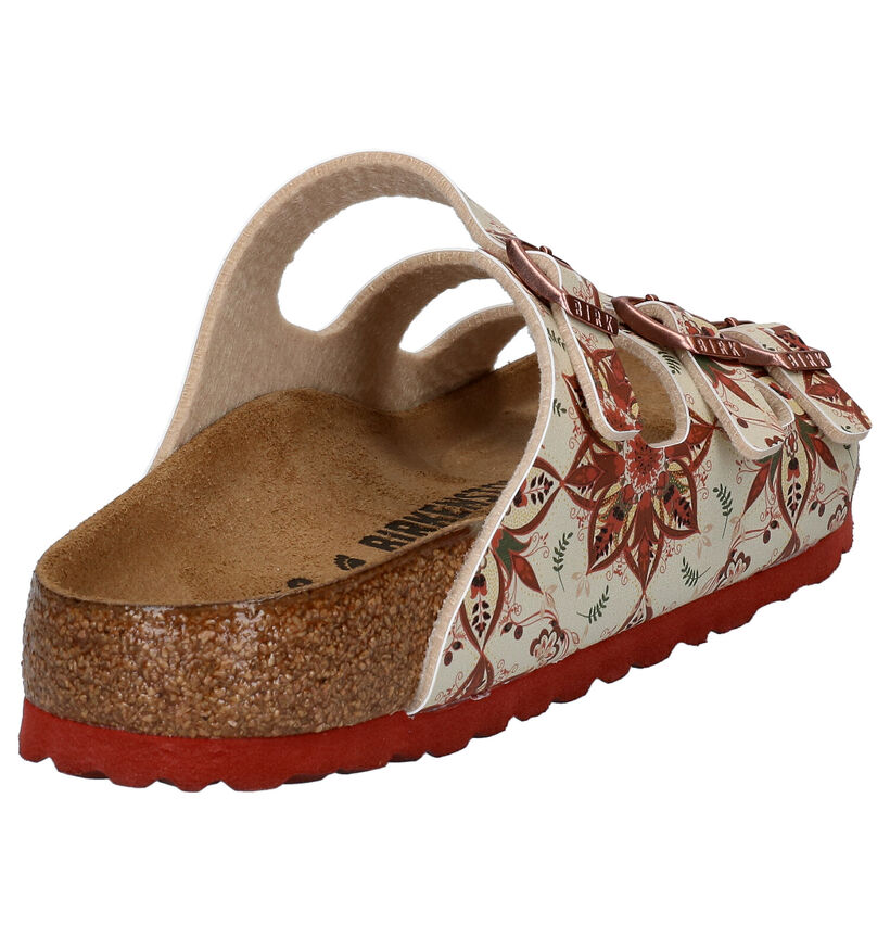 Birkenstock Florida Nu-pieds en Multicolore en simili cuir (271275)