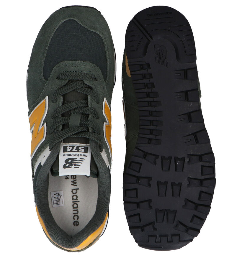 New Balance GC574 Baskets en Bleu pour garçons, filles (327758) - pour semelles orthopédiques