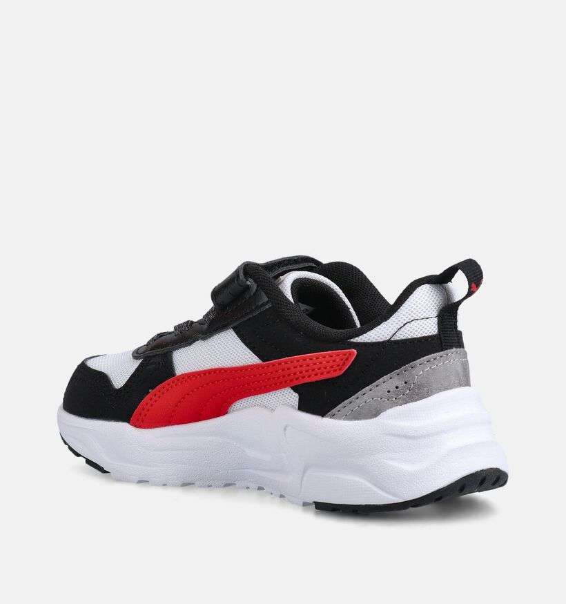 Puma Trinity 2 LT Mid 90s Witte Sneakers voor jongens, meisjes (366631) - geschikt voor steunzolen